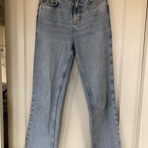 Zara Light Blue Flare Jeans